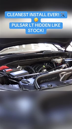 "CLEANEST INSTALL EVER! 🛠️🤫 PULSAR LT HIDDEN LIKE STOCK! #TruckMods ... | Truck
