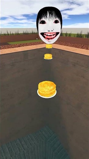 Eat The Pancakes With Yoshie!!! #shorts