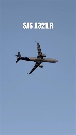 SAS A321LR #sas #scandinavia #airplane #aviation #planespotting #shorts #airbus #a321neo #fyp