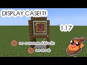 Minecraft Display Case 1.17 (NO COMMANDS NO MODS)
