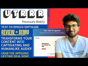 Utrrr Text To Speech Review + Demo – Transforms your content into captivating and humanlike audio!