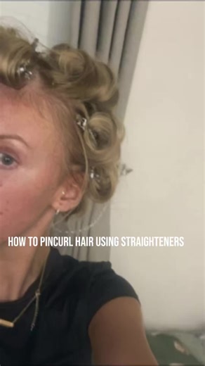 Pincurls made easy✨✨ Make sure to be following to see the results 👀 #pincurls #hairtransformation #hairstyletutorial #heatlesshair #foryoupagе