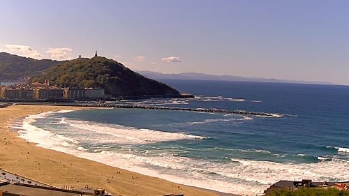 Zurriola Beach Cam, Spain