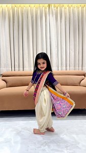 9.9M views · 267K reactions | How’s my Marathi mulgi swag in this dance look?  . #adorable_aanyaa . . . . . . . . #trending #viral #cute #instadaily #instagood #fyp #beautiful #explore #reels #trendingreels #dance #marathi | adorable aanyaa | Facebook