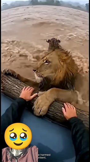 Dramatic rescue of animals from flood waters 🥹😭❤️#10#helping#animals