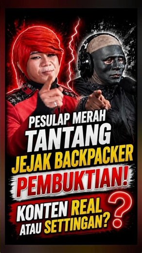 Jejak Backpacker Challenged by Pesulap Merah, Ready to Prove It? #pesulapmerah #jejakbackpacker #...