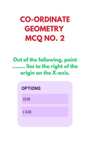 CO-ORDINATE GEOMETRY | MCQ NO. 2 | CLASS 10
