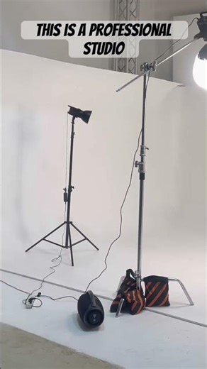 A professional studio set