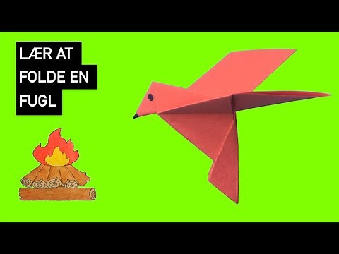 Hvordan folder man en fugl af papir?? - Origami