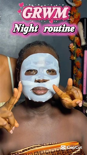 Anti-aging nigh routine ✨ #nightroutine #antiaging #collagenmask #skincareroutine #overnightmask