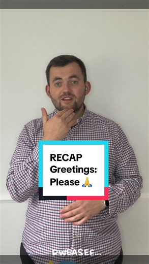RECAP: What’s the new sign in British Sign Language today? Sign is #Please #🙏 ! Join me everyday for new signs in British Sign Language! #deaf #bsl #sse #signlanguage #follow #greetings #question #help #helpme #pleasegoviral Note: I’m from the South UK so some signs are regional! | The Deaf Chef