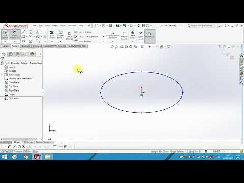 SolidWorks Tutorial 7: Designing Ellipse in Solidworks