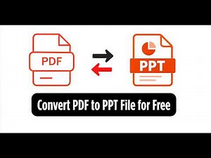 How to Convert PDF to PowerPoint (PPT/PPTX) | Free PDF to PPT Converter Online