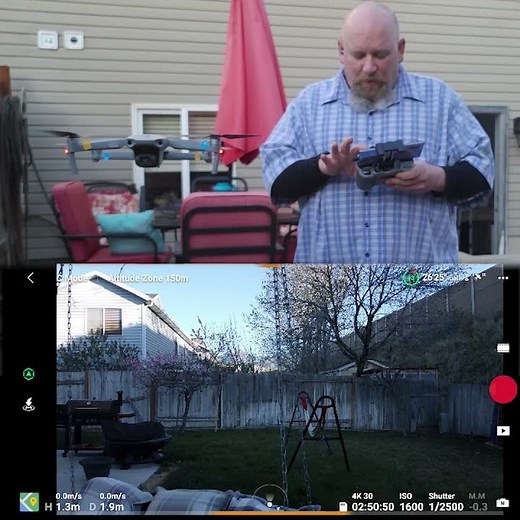 Mavic Air 2 - Change ISO Shutter Speed