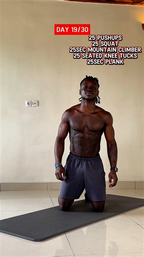 Day 19/30: Every rep is a brick. By Day 30, you’ll have built something unshakable 🧱💪 . . . . #fitness #athome #workout #motivation #exercise #beginner #calisthenics #fit #homeworkout #challenge #explore #facebook | Fritz Fitness