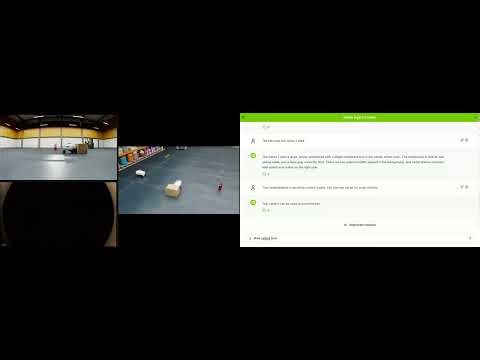Multi-robot Collaboration Demo using NVIDIA NeMo Agent toolkit