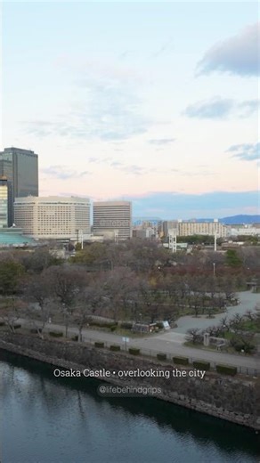 Osaka Japan - Walking Around Osaka Castle & City View (4K Street Walk) 🇯🇵 #shorts