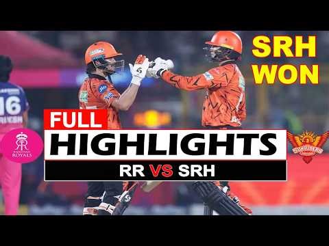 Sunrisers Hyderabad VS Rajasthan Royals IPL Match 36 Full Highlights 2026 | SRH VS RR HIGHLIGHTS