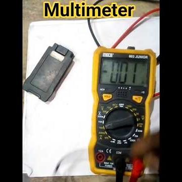 How to Use Multimeter in Electrical #shortvideo #multimeter #electronic