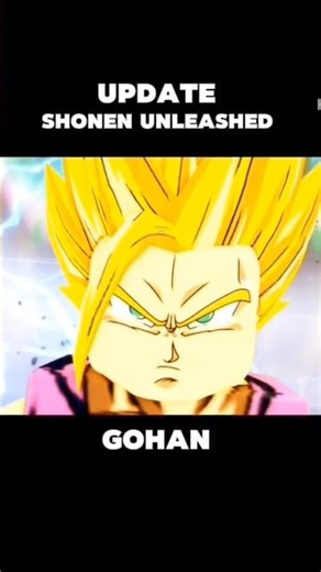 novo personagem Gohan no shonen unleashed no Roblox ☠️☠️