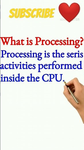 What is processing | Definition of Processing | Meaning of Processing #shorts #viral #trending