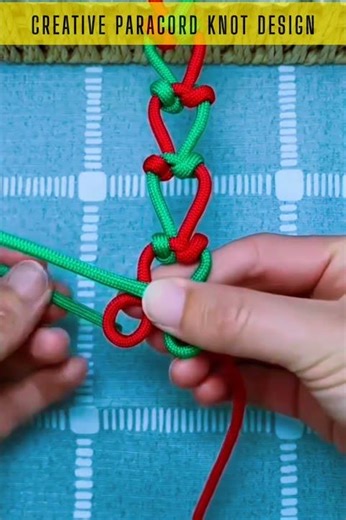 CREATIVE PARACORD KNOT DESIGN | EASY HANDMADE BRACELET IDEA #KnotDesain #braceletknot