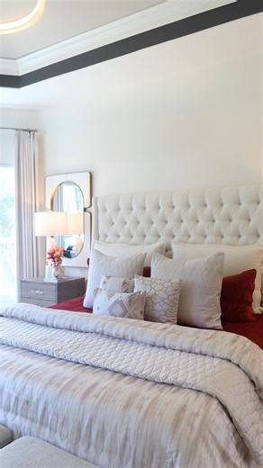 Comment DETAILS and I’ll send you my 10 piece comforter set that’s on sale. It’s the perfect neutral that great for all year round. I’m also sharing other items in this room. #bedroomrefresh #homestylinginspo #homedecoratingideas | Pops Of Color Lifestyle