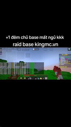 Raid Base Strategies in KingMC.VN Minecraft