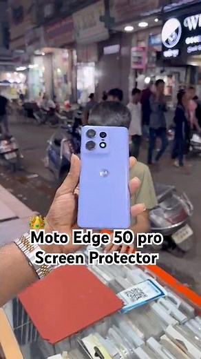 Curved Display ? No Problem ! Ultra-Clear Film on the Motorola Edge 50 Pro Screen Protector