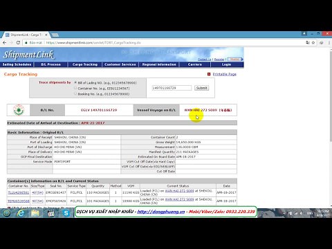 Cargo Tracking - Evergreen