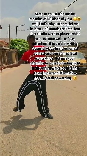 NB stands for Nota Bene in Latin meaning “pay attention” #notabene #notabene #englishtips #latin