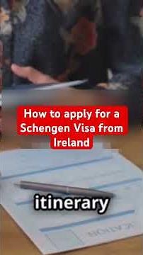 Apply Schengen visa from Ireland