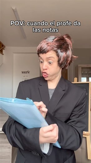 Cuando el profe da las notas 😂