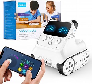 Makeblock Codey Rocky Programmierbarer Roboter, für Kinder, Codierungsroboter, kompatibel mit Scratch und Python, Stem Roboter, Lernspielzeug für Jungen und Mädchen ab 6 Jahren