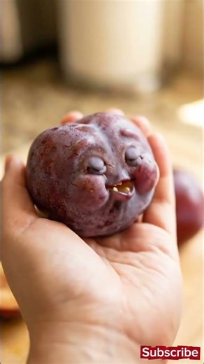 Plum Mukbang: Squishy & Cute #Cute #shorts