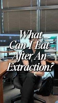 Wondering what’s safe to eat after a tooth extraction? #dentist #extractions #wisdomteeth