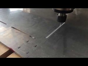Milling Aluminum on Axiom CNC Router. Details in description