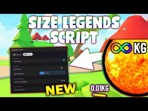 *NEW* Size Legends Simulator Script (PASTEBIN 2025) ( AUTOFARM, AUTO SELL, AUTO BUY )