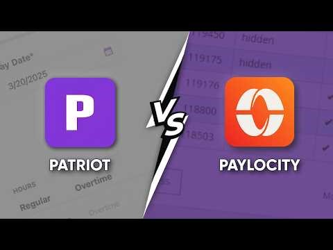 Patriot vs Paylocity - Best Payroll Software for 2026