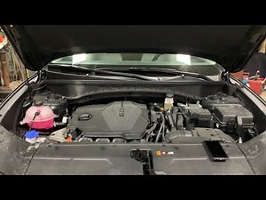 How to replace the motor oil and reset the indicator light on a Hyundai Tucson car