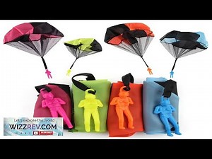 5Set Kids Hand Throwing Parachute Toy For Children's Educational Parachute With Figure Review