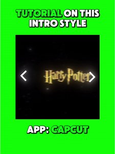 Harry Potter 'Montagem Unnamed' CapCut Tutorial