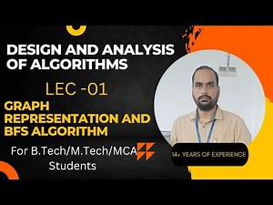 Lec-01#DAA#Graph_representation | BFS_algorithm