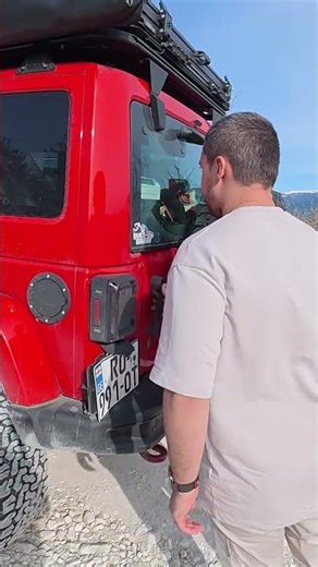 Our unique tire deflation setup #overlanding #offroad #jeepwrangler #camping #adventure #4x4