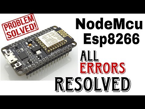 NodeMCU esp8266 errors fix