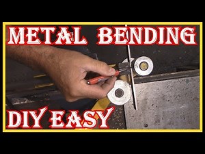 HOW TO BEND METAL SHAPES - USING MY METAL BENDER TO FABRICATE SOME FENCE BRACKETS