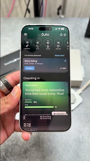 How to use the NEW Oura Ring feature to switch between different ring styles with a tap! #ouraring