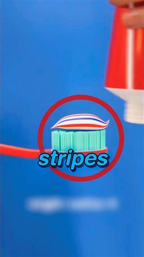 Why Are There Stripes On Your Toothpaste?! 🪥🦷 #yt #shorts