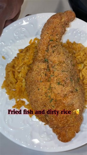 Delicious Fried Swai and Dirty Rice Recipe