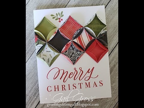 Cathedral Window Christmas Card